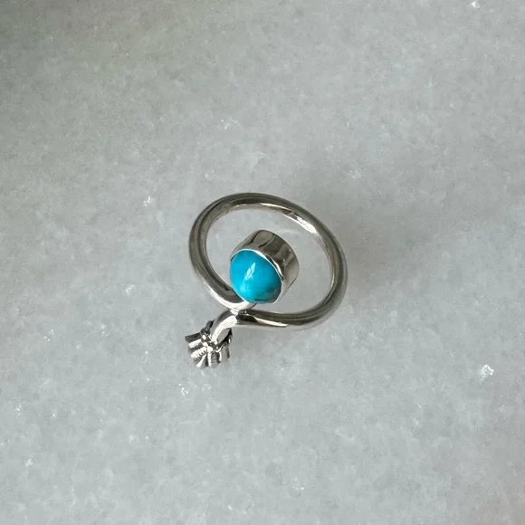 NWOT Sundance Desert Lion Ring, Turquoise, Sterling Silver - Picture 2 of 5